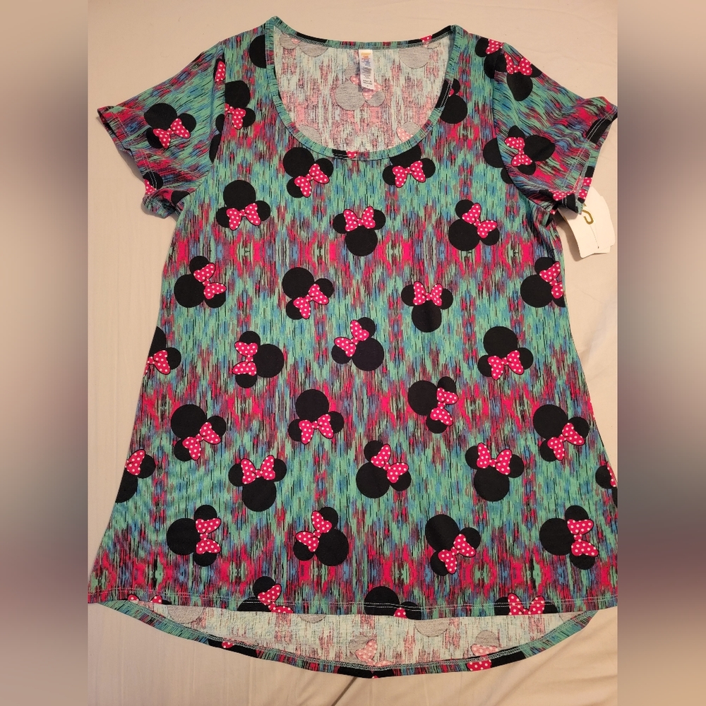 NWT Lularoe Women’s Disney Minnie Mouse Shirt sz S